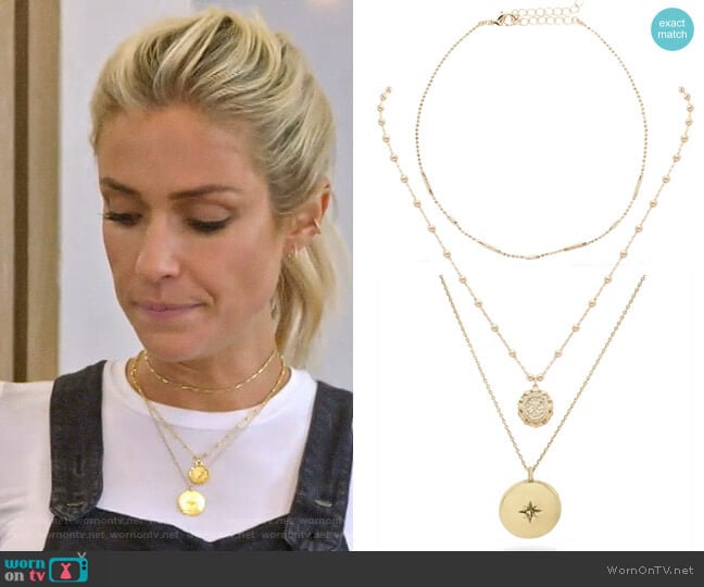 Uncommon James Ready To Mingle, Small Atocha, and Starburst Necklaces worn by Kristin Cavallari on Very Cavallari