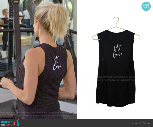 Uncommon James UJ Babe Tank worn by Kristin Cavallari on Very Cavallari