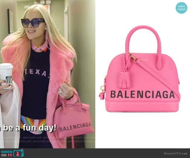 Ville Top Handle Bag by Balenciaga worn by Kameron Westcott  on The Real Housewives of Dallas