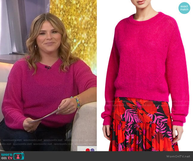 Melinda Sweater by Veronica Beard  worn by Jenna Bush Hager on Today