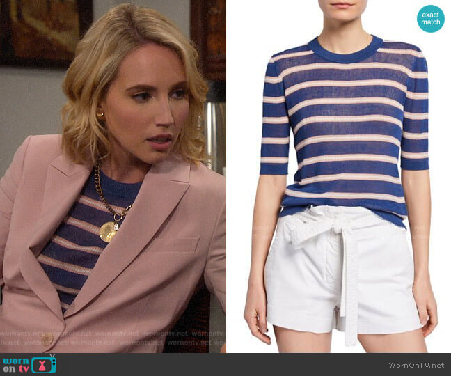 Veronica Beard Dean Sweater worn by Mandy Baxter (Molly McCook) on Last Man Standing