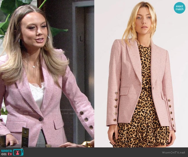 Veronica Beard Steele Jacket worn by Abby Newman (Melissa Ordway) on The Young and the Restless