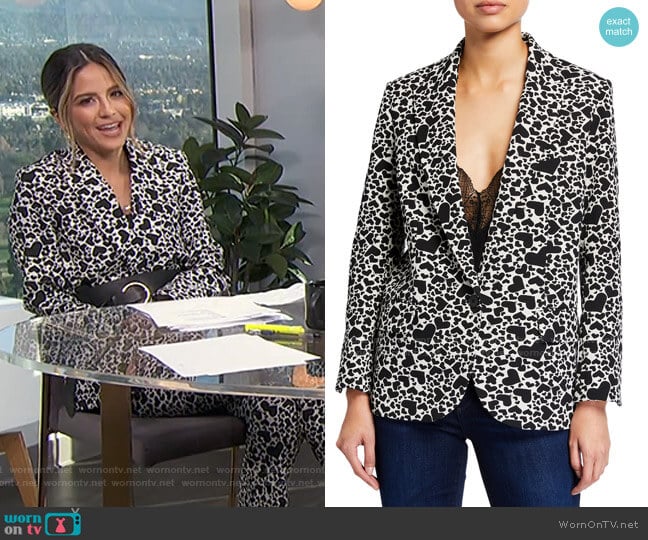 Viking Jac Coeu Blazer by Zadig & Voltaire worn by Erin Lim on E! News