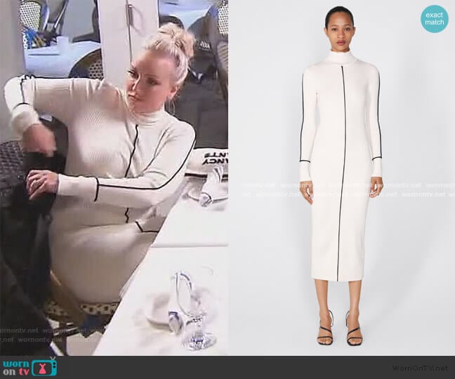 Ribbed Turtleneck Dress by Zara worn by Margaret Josephs on The Real Housewives of New Jersey