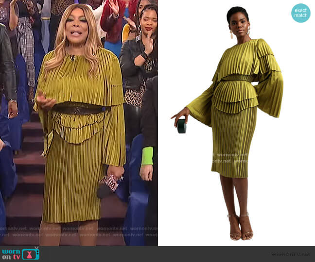 Raffe Dress by Andrea Iyamah worn by Wendy Williams on The Wendy Williams Show