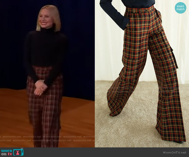 Kristen Bell's Fashion-Forward Trousers Will Replace the Boring Pants in  Your Closet -- Shop Her Look!