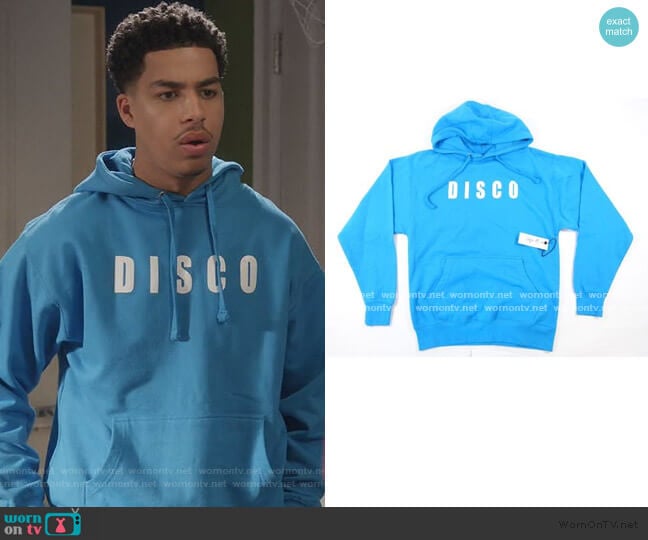 Full Stereo Hoodie by Disco Tuesdays worn by Andre Johnson Jr (Marcus Scribner) on Black-ish