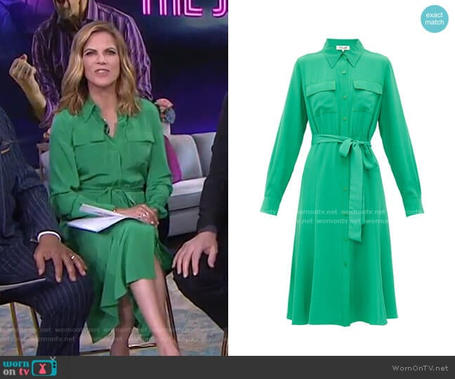 Antonette Midi Shirt Dress by Diane von Furstenberg worn by Natalie Morales on Today