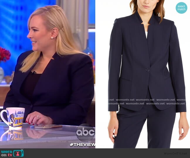 ori Star-Collar Blazer by Elie Tahari worn by Meghan McCain on The View