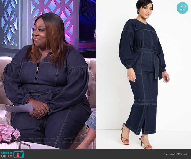 WornOnTV: Loni’s denim jumpsuit on The Real | Loni Love | Clothes and ...