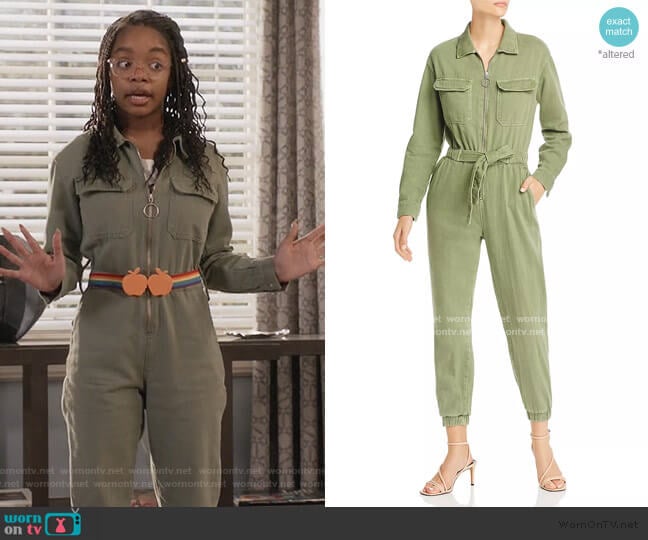 Ring-Zip Boilersuit by Fore worn by Diane Johnson (Marsai Martin) on Black-ish