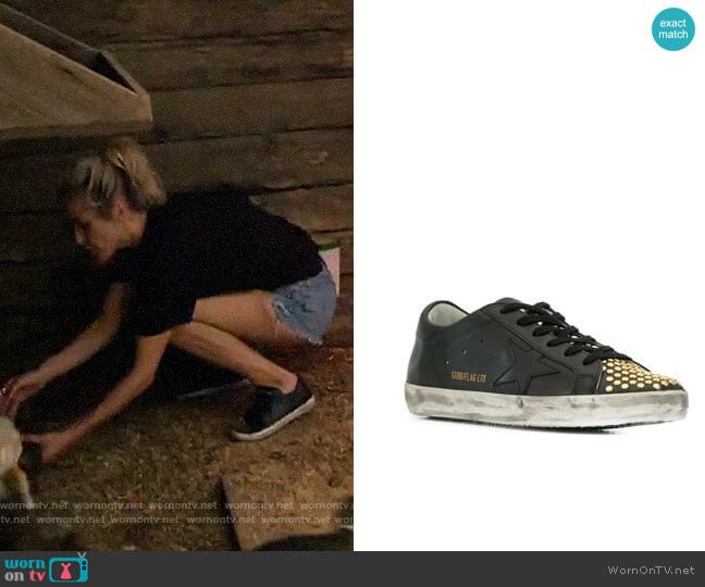 Golden Goose Superstar Studded Sneakers worn by Kristin Cavallari on Very Cavallari