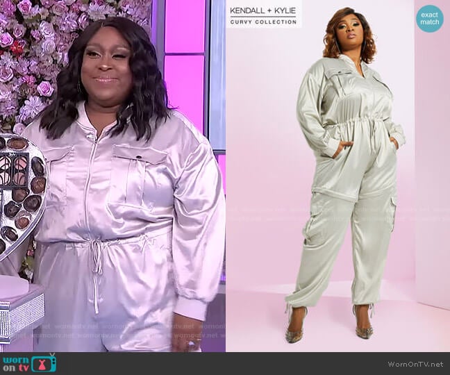 WornOnTV: Loni’s silver jumpsuit on The Real | Loni Love | Clothes and ...