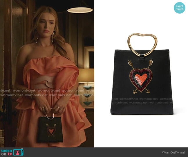 Pronto Purse by Lizzie Fortunato worn by Kirby Anders (Maddison Brown) on Dynasty