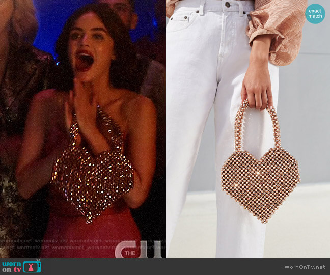 Loeffler Randall Maria Heart Tote worn by Katy Keene (Lucy Hale) on Katy Keene