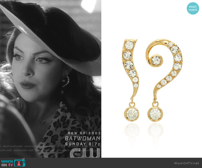 Kismet Drop Earrings by Lulu Frost worn by Fallon Carrington (Elizabeth Gillies) on Dynasty