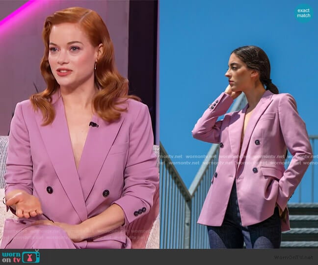 Fall Winter 2019 Collection by Mantu Castor worn by Jane Levy on The Talk