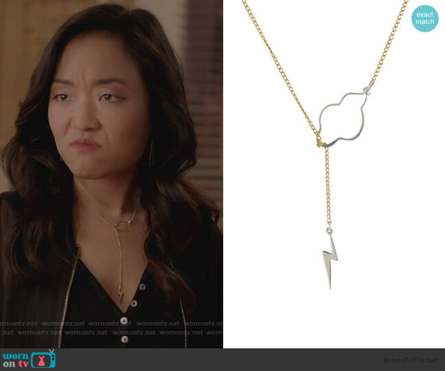 Weather the Storm Necklace by Peggy Li worn by Janet (Andrea Bang) on Kims Convenience