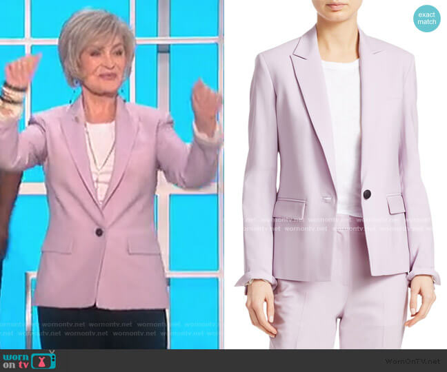 Cairo Single-Breasted Blazer by Rag & Bone worn by Sharon Osbourne on The Talk