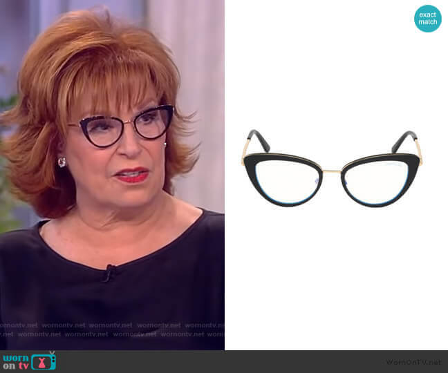 53MM Cat Eye Glasses by Tom Ford worn by Joy Behar on The View