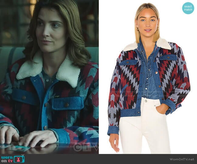 WornOnTV: Dex’s aztec denim jacket on Stumptown | Cobie Smulders ...