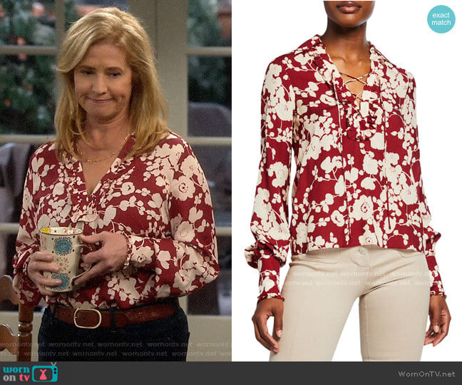 Alexis Daina Top worn by Vanessa Baxter (Nancy Travis) on Last Man Standing