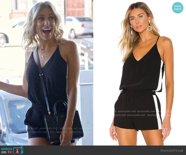 Amanda Uprichard Track Romper worn by Kristin Cavallari on Very Cavallari