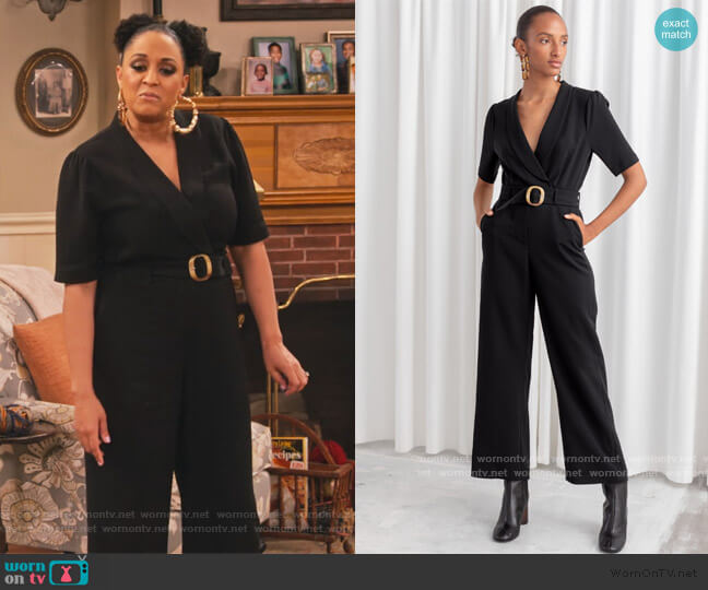 WornOnTV: Cocoa’s black belted jumpsuit on Family Reunion | Tia Mowry ...