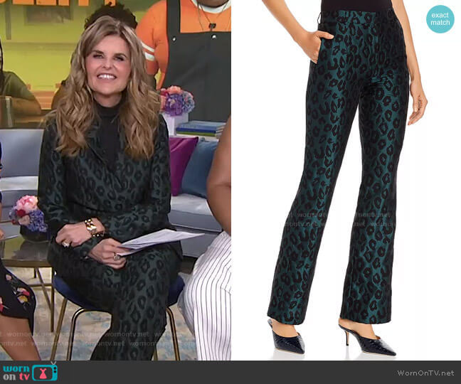 WornOnTV: Maria’s green leopard suit on Today | Maria Shriver | Clothes ...