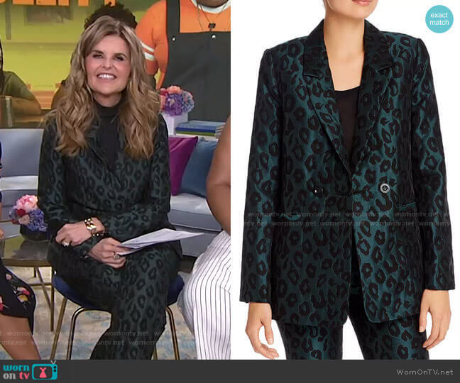 WornOnTV: Maria’s green leopard suit on Today | Maria Shriver | Clothes ...