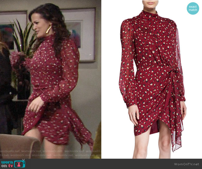 Bardot Kalia Dress worn by Chelsea Lawson (Melissa Claire Egan) on The Young & the Restless