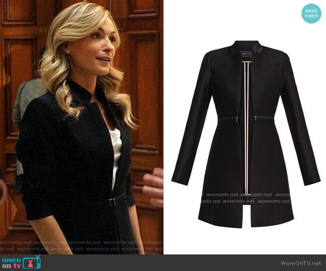 Bcbgmaxazria Arelia Coat worn by Amy Quinn (Lindsey Gort) on All Rise