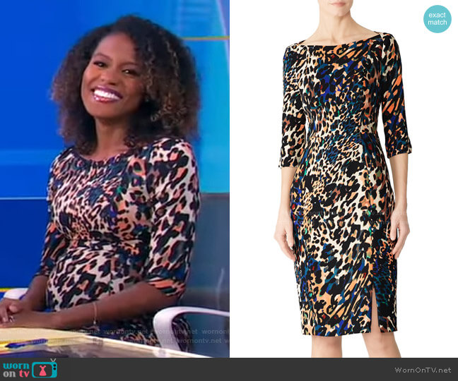 WornOnTV: Janai’s leopard print dress on Good Morning America | Janai ...