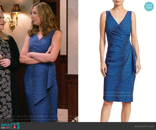 Chiara Boni La Petite Robe Charisse Dress worn by Bonnie Plunkett (Allison Janney) on Mom