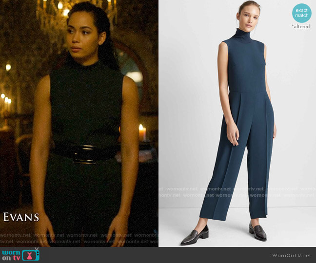 Club Monaco Rib Neck Jumpsuit worn by Macy Vaughn (Madeleine Mantock) on Charmed