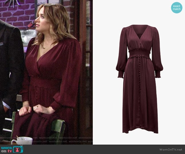 Ever New Evie Dress worn by Summer Newman (Hunter King) on The Young and the Restless