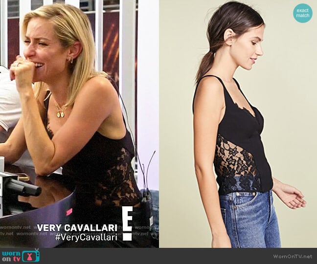 Fame and Partners Mila Top worn by Kristin Cavallari on Very Cavallari