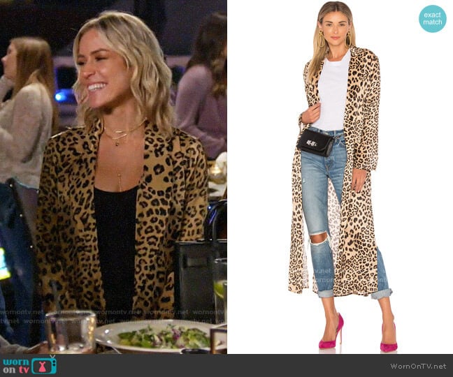 House of Harlow 1960 x Revolve Delaney Duster worn by Kristin Cavallari on Very Cavallari