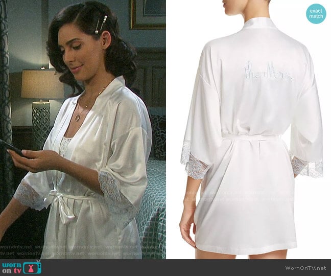 In Bloom by Jonquil The Mrs Wrap Robe worn by Gabi Hernandez (Camila Banus) on Days of our Lives