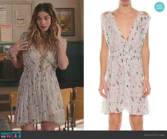 Estelle Dress by Isabel Marant Etoile worn by Alexis Rose (Annie Murphy) on Schitts Creek