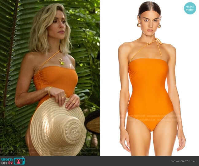 Jacquemus Alassio Swimsuit worn by Kristin Cavallari on Very Cavallari