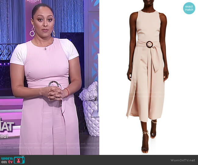 WornOnTV: Tamera’s pink belted jumpsuit on The Real | Tamera Mowry ...