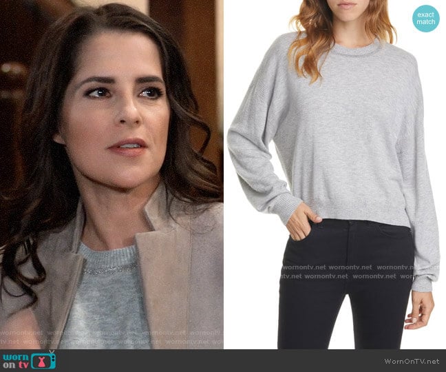 Joie Jaren Sweater worn by Sam McCall (Kelly Monaco) on General Hospital