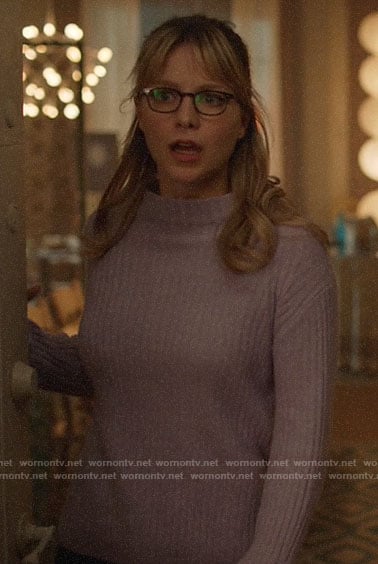 Kara’s purple sweater on Supergirl