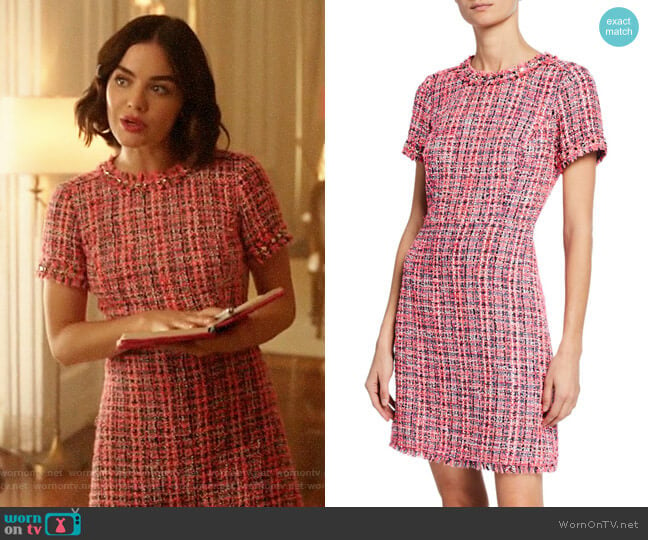 WornOnTV: Katy’s pink tweed dress on Katy Keene | Lucy Hale | Clothes ...