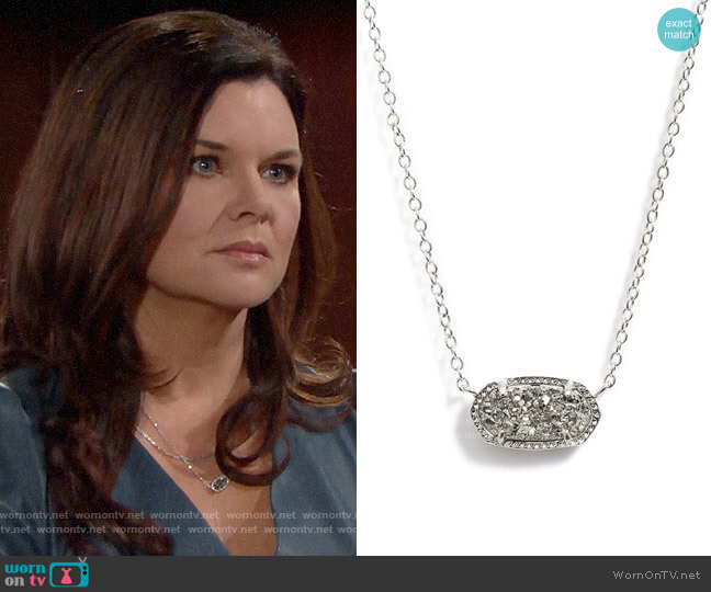 Kendra Scott Elisa Necklace worn by Katie Logan (Heather Tom) on The Bold and the Beautiful