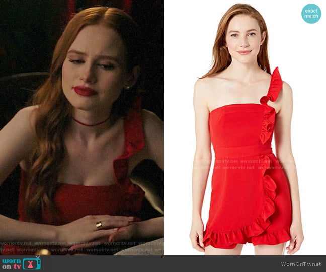 Likely Vivianna Romper worn by Cheryl Blossom (Madelaine Petsch) on Riverdale