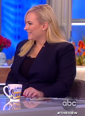 Meghan’s navy blazer on The View