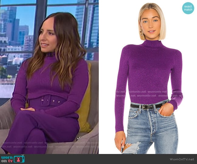 Alter Ego Sweater by NBD worn by Lilliana Vazquez on E! News