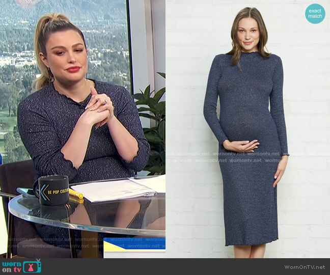 Mara Maternity Dress by Rachel Pally worn by Carissa Loethen Culiner on E! News